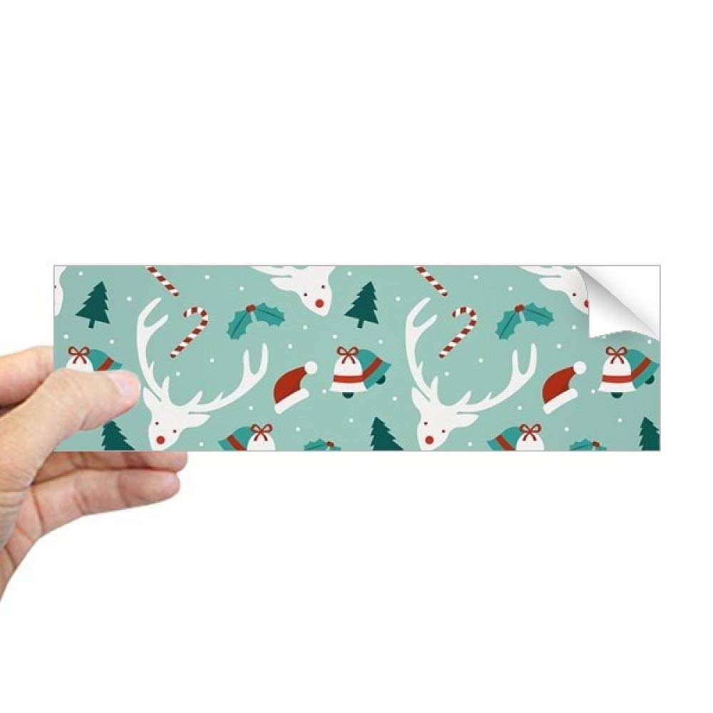 Sticker rectangulaire sapin de Noël pour fenêtre et décoration vitrocensure de fête