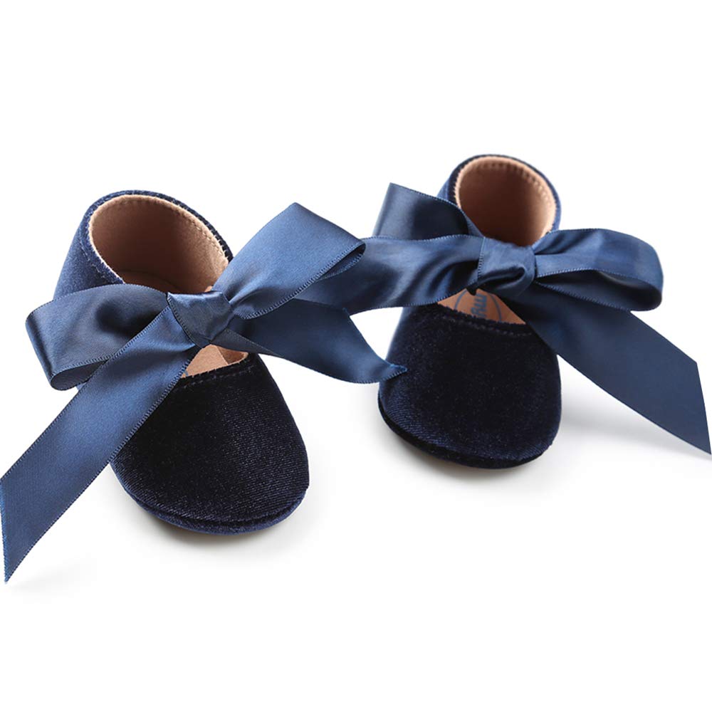 RVROVIC Baby Girl Moccasins Infant Princess Sparkly Premium Lightweight Soft Sole Prewalker Toddler Girls Shoes — view 25