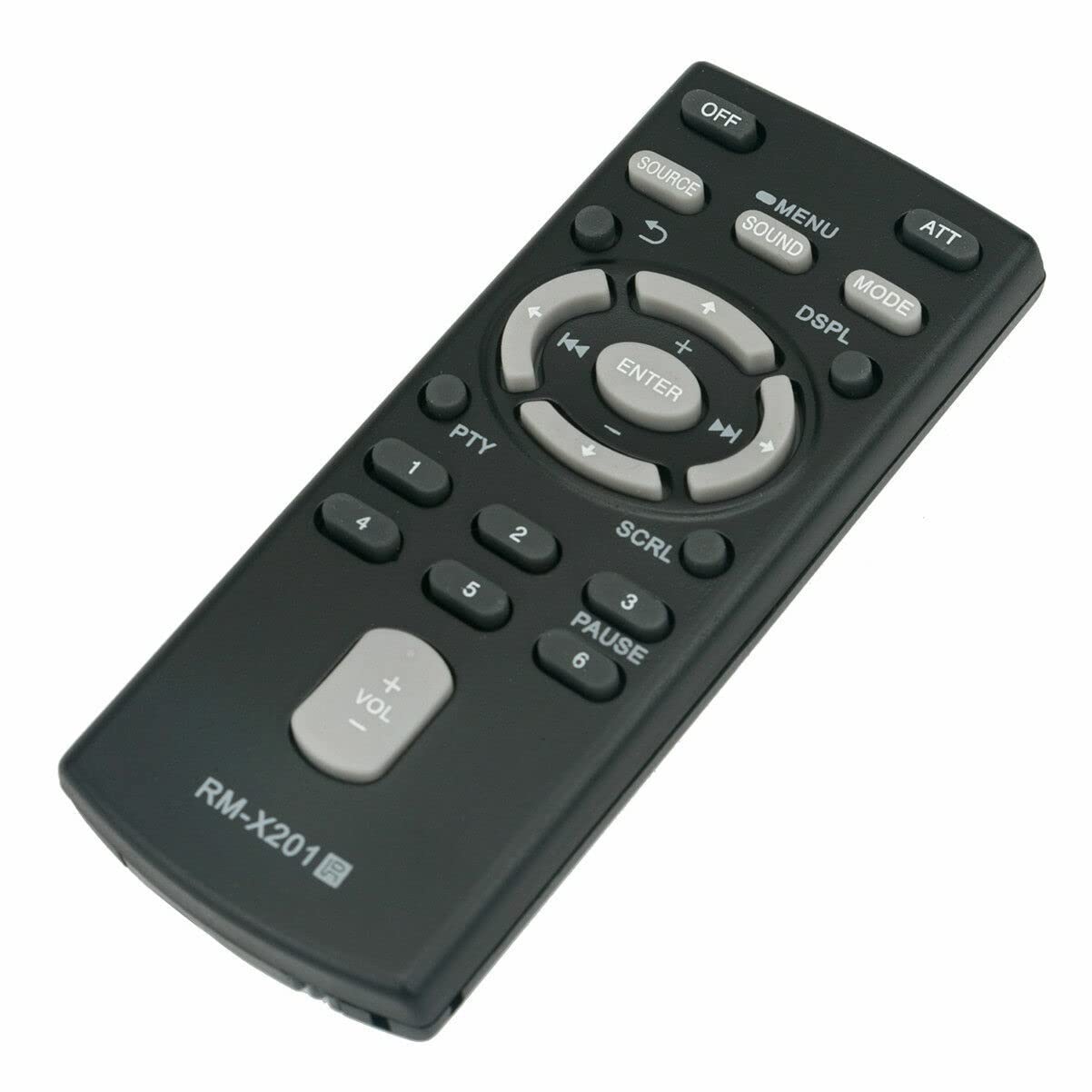 Replacement Remote Control Work for TV/AC/Audio RM-X201 Remote for Sony Car Stereo CDX-M20 CDX-GT270MP CDX-GT320MP, Black or white