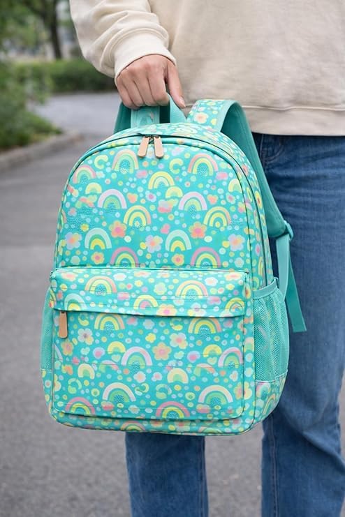 Image of College bag for girls and boys, Office Bag for Men & Women, 15.6 Inch Laptop Backpack, Water Resistant & Lightweight School and Tuition Bag, 2 Compartments with Bottle Holder
