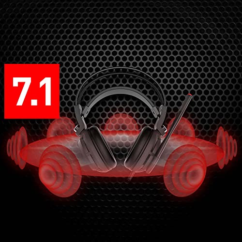 MSI DS502 Binaural Headset, zwart, rood - hoofdtelefoon (PC/games, binauraal, hoofdband, zwart, rood, bekabeld, 2 m) - Afbeelding 6