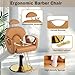 Hicomony Salon Chair for Hair Stylist, Hair Chair Beauty Chair for Salon Reclining Height Adjustable Hydraulic Hair Salon Chair, for Hair Stylists, Cosmetology, Spa Beauty