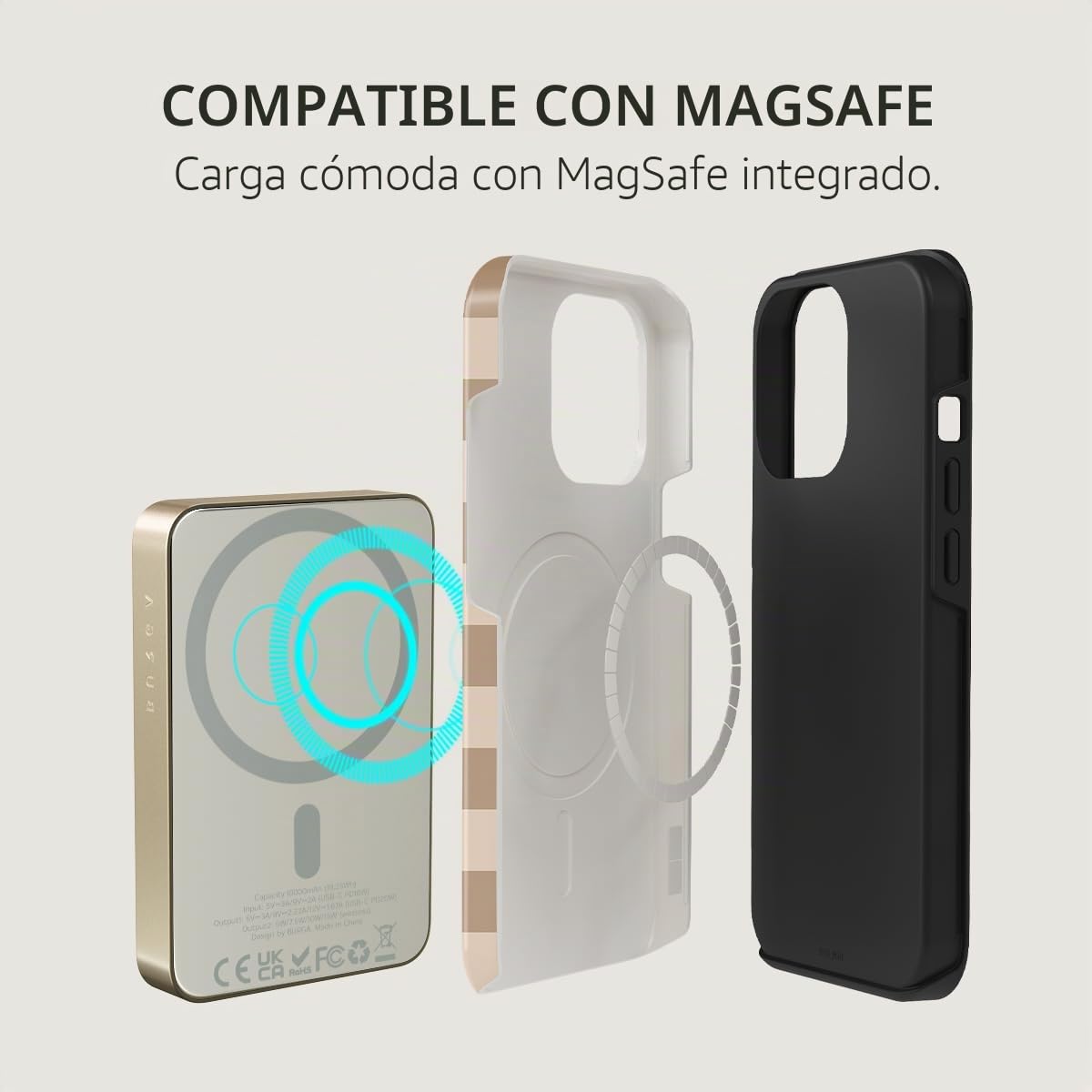 BURGA Funda Compatible con iPhone 16 Unisex – Diseño Híbrido Doble Capa TPU Absorción Impactos, Exterior Duradero Resistente Arañazos, Borde Elevado Protección Pantalla y Uso Diario