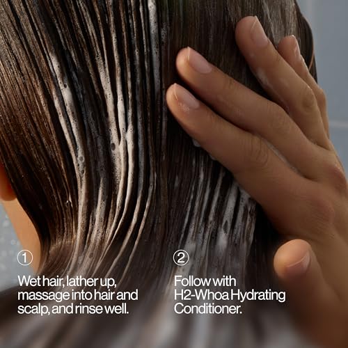 Image of Eva NYC H2-Whoa Hydrating Shampoo, Inflused with Hyaluronic Acid and Voilet Rice Water, 8.8 fl oz