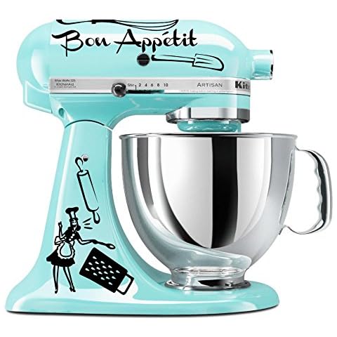 Bon Appetit Mixer Decal Set (Black) Cover