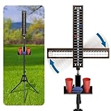 AIWEILUCK Cornhole Scoreboard With Drink Holder, Score Keeper Set and Accessories, Tracking Equipment for Outdoor Game
