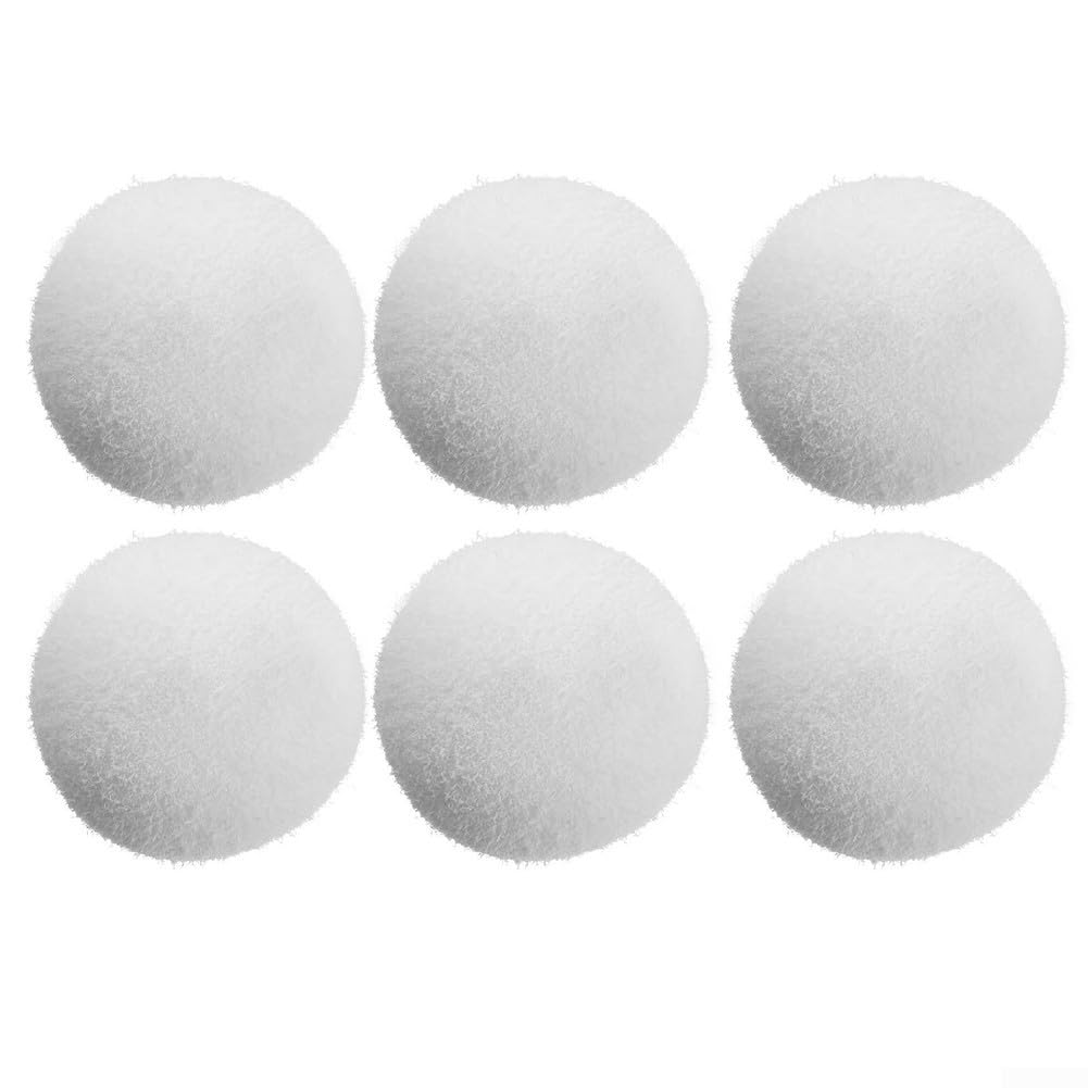 Pool Cleaner Scum Balls, Effective Scum Elimination With Reusable Sponge Balls Say No To Yellowing Pool Cleaner Parts(6pcs)