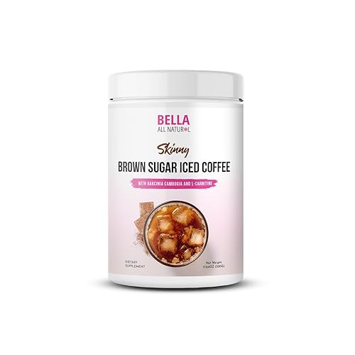 Bella All Natural Café helado flaco de azúcar morena - 17.64 oz