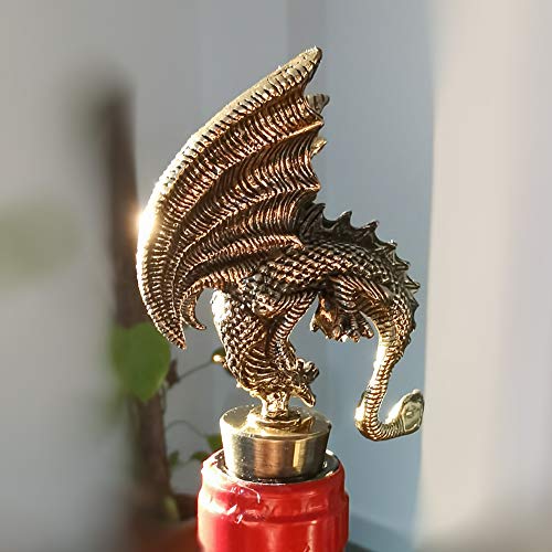 Dragon Wine Stoppers Gothic Metal Alloy Design Bottle Stopper For Dragon Gift Party Decorative #TOP3