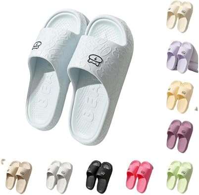 Cute Bear Slippers For Women Summer Feeling Soft Platform Non-Slip Sandals Antislip Indoor Outdoor Slippers kawaii Gifts for Women Men