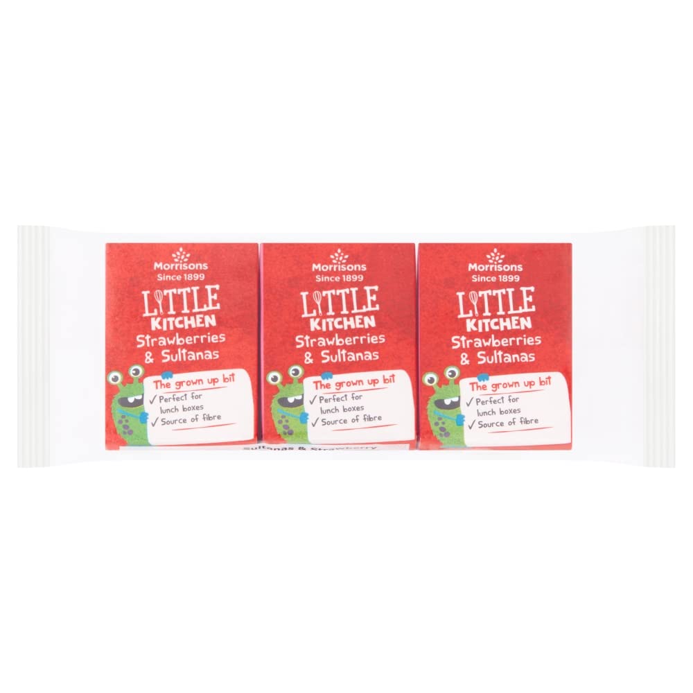 Morrisons Little Kitchen Strawberries & Sultanas, 6 x 14g
