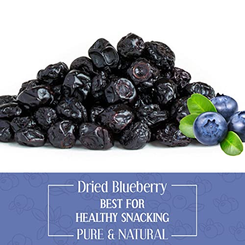 Image of 20-20 Dry Fruits Dried Blueberry Jar 400g (200g*2)| 100% Natural, No Added Sugar or Preservatives | Nutrient-Dense Superfood for Snacking & Baking | Sweet and Delicious (Pck of 2)