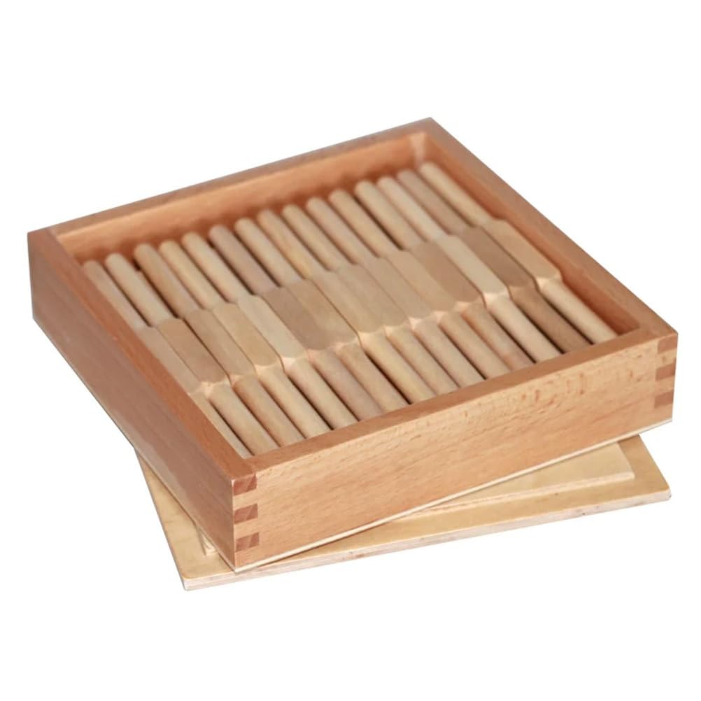 Scatola Spindle Montessori, Giocattolo Legno per Contare e Matematica | Materiali matematica, apprendimento numeri 0-9, ausilio didattico prima infanzia scuola materna l'insegnamento conta