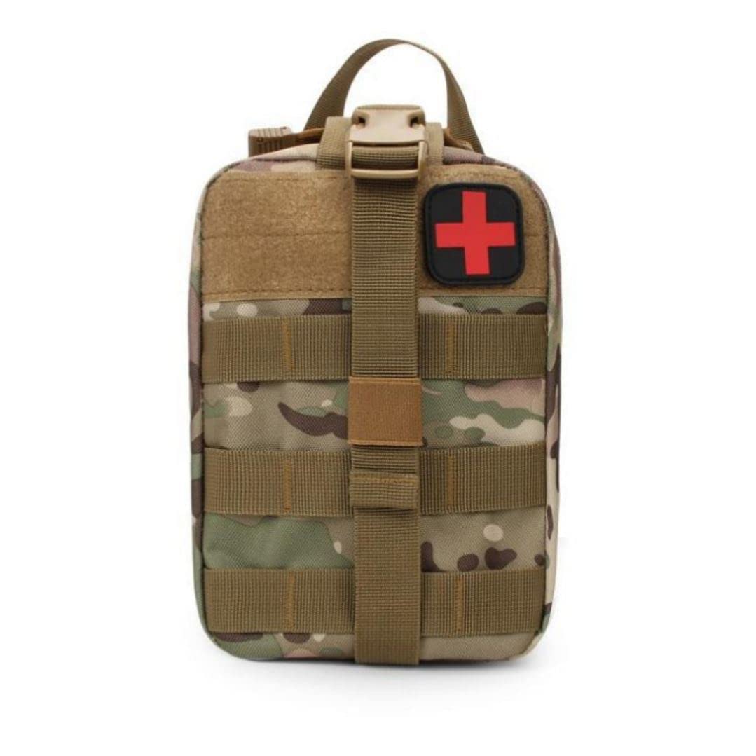 SzBlaZeTactical Molle Medical Pouch EMT First Aid Bag Rip-Away Utility (Bag Only) for Outdoor Hiking Camping