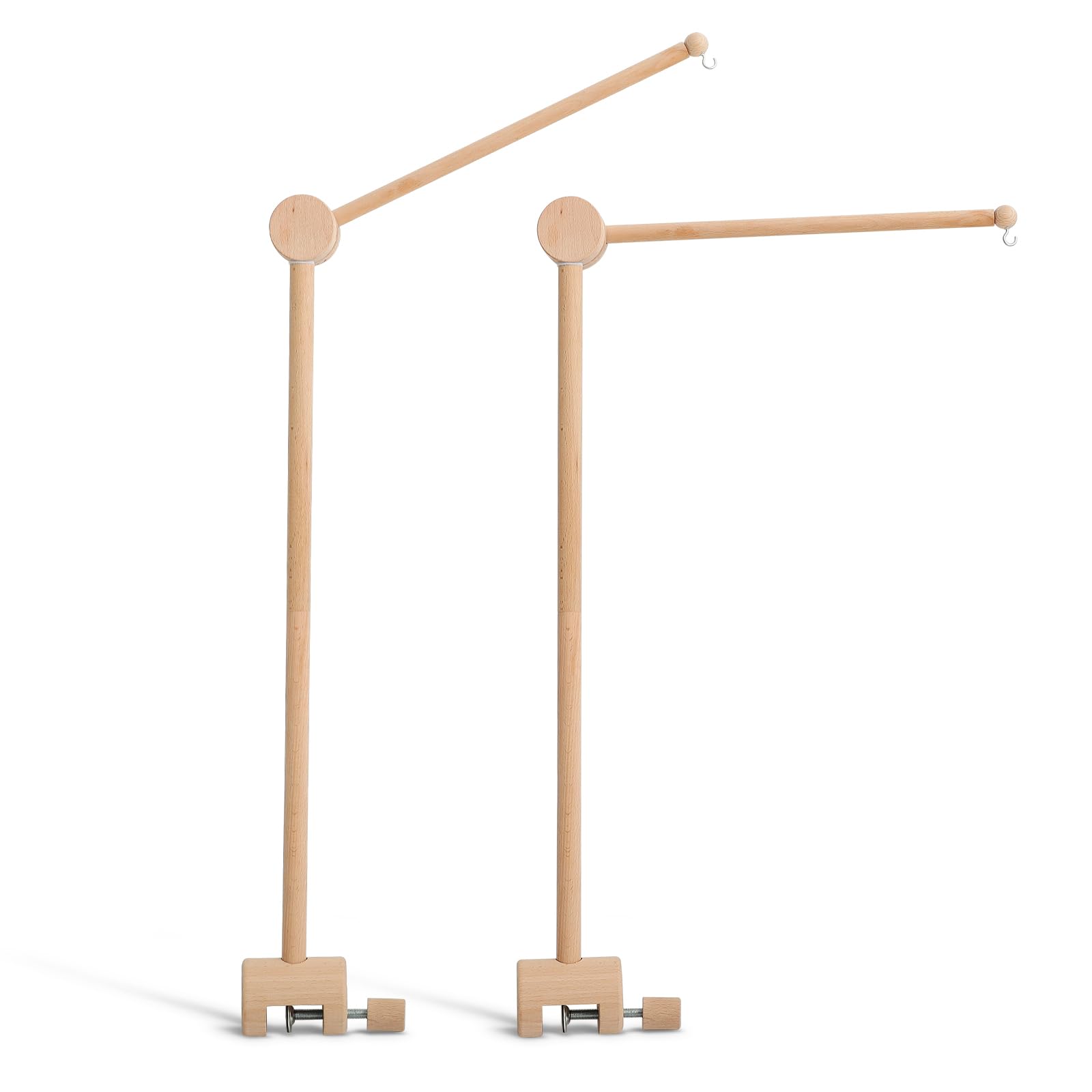 let's make Mobile Holder Wood for Baby Cot Baby Mobile Hanger with 360° Vertical Adjustment
