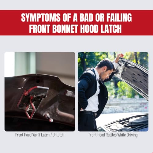 Image of Front Hood Latch Assembly - Compatible with Ford - F-150 - Bonnet Lock - Hood Lock Latch - Replaces FL3Z-16700-B - 2015-2020
