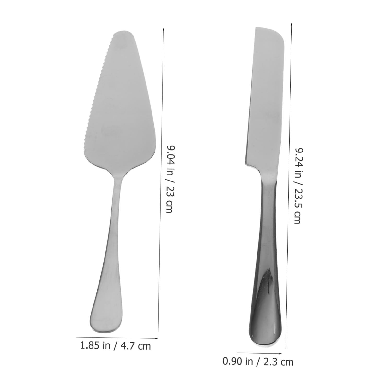 Ciieeo 4sätze Kuchenmesser Und Tortenheber Set Hochwertiges Teiliges Backzubehör Für Präzises Schneiden Und Servieren Von Torten Kuchen Und Pizzen Für Feiern Und Hochzeiten