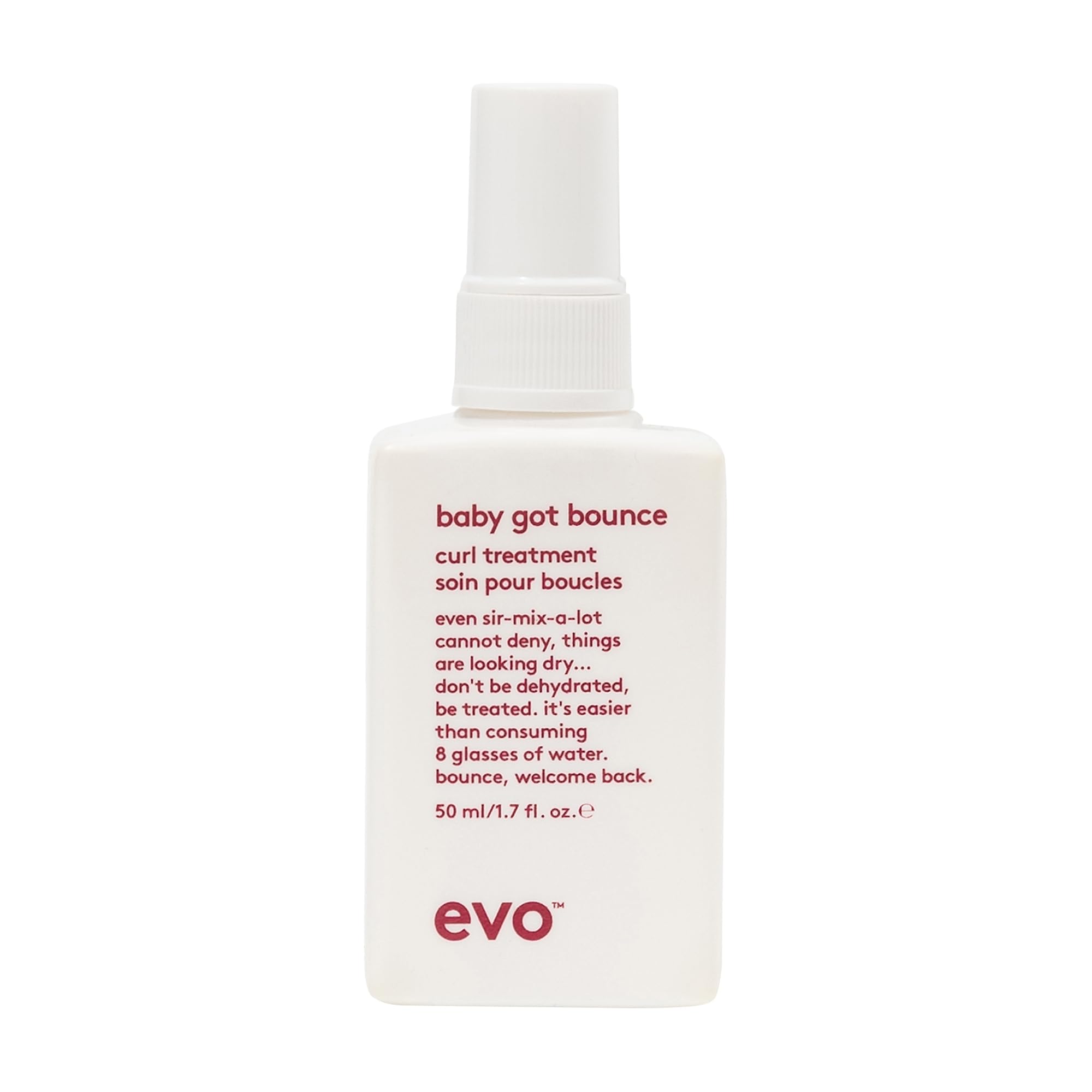 EVO Baby Got Bounce Curl Treatment - Enhances Curls with Touchable Soft Finish - Moisturize & Reduce Dry Frizzy Hair - Travel Size, 50ml / 1.7fl.oz