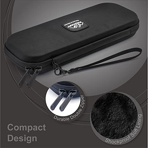 PROHAPI Hard Stethoscope Case, Lightweight Thin Stethoscope Holder Storage Pouch for Littmann Classic III, Lightweight II S.E, Cardiology IV, MDF Acoustica Deluxe Stethoscopes (Black) - Thumbnail 4