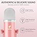 TONOR ASMR Microphone Equipment Bundle With Audio Interface, Immersive 3D Stereo, Dual Condenser Mics With Mixer, Clear Sound, Volume Control, Furry Windscreens, Set for ASMR, Pink