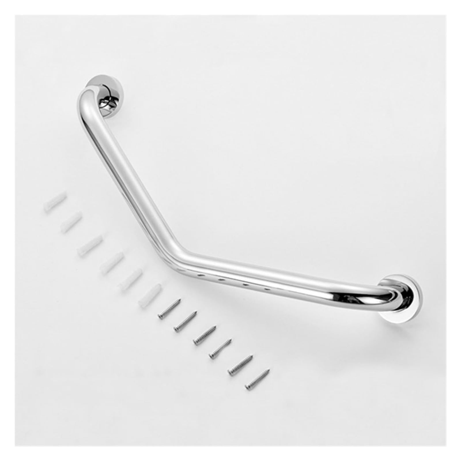Asidero BañO Barandilla de seguridad con barra de agarre en ángulo for ducha de baño, barra de agarre segura for brazo de pasamanos de baño for ayudar a personas mayores Agarraderas BañO(Without Soap