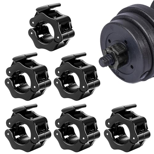 6 Stück Hantelverschlüsse 30mm,Hantelstangen Verschluss 30mm,Hantel...