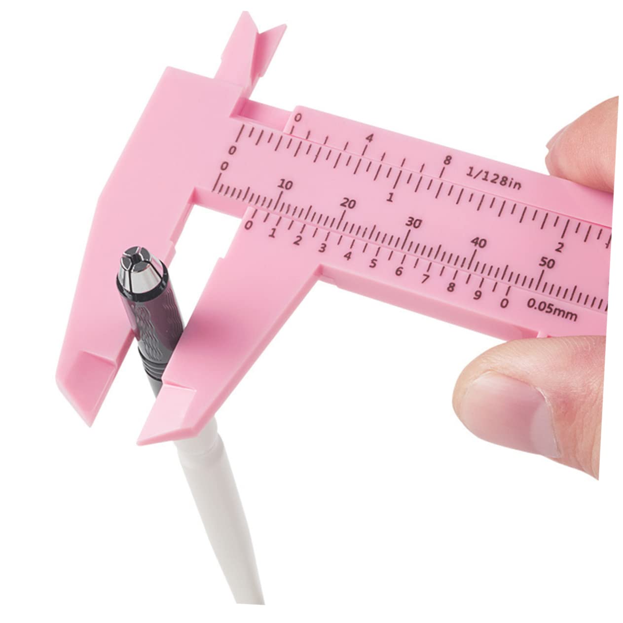 Mikinona 6pcs Eyebrow Measuring Rulers Calipers for Accurate Eyebrow Measurement Professional Makeup Tool with Read Scale Suitable for Beauty Enthusiasts and Artists