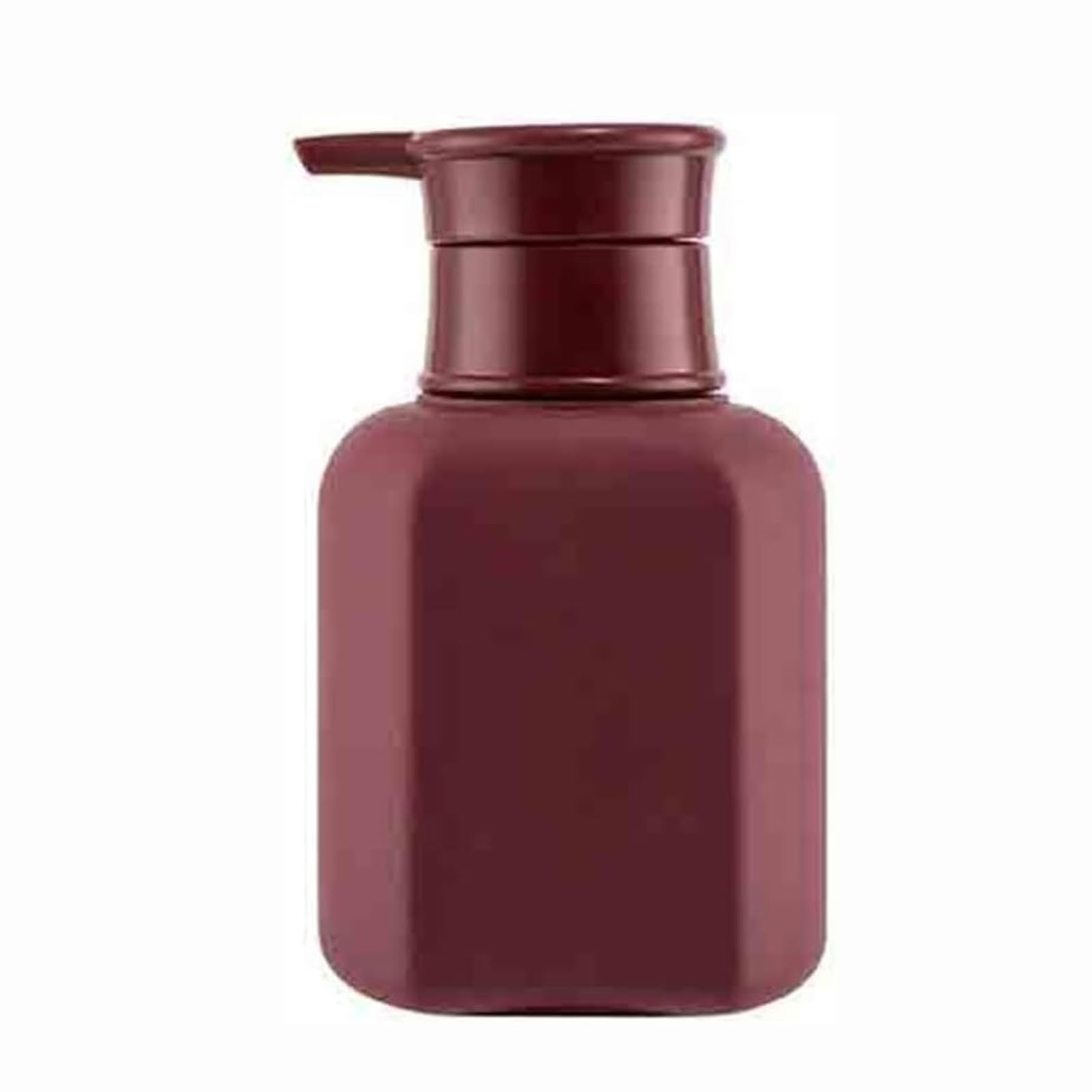 Distributeur de savon main liquide rouge flacon bouteille verre pompe 500 ml