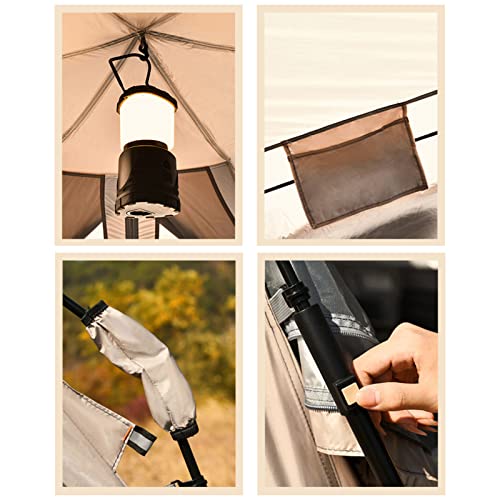 Carpa tipo campana luxo 3/4m para camping familiar miniatura 6