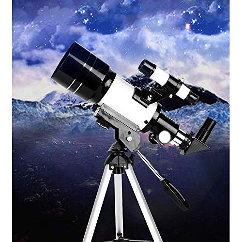 Telescopio astronómico refractor con trípode y dos oculares miniatura 2