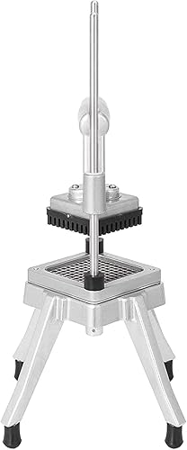 Miniatura 9 de Picador comercial de frutas de verduras con 6 cuñas y cuchilla de 14 y 38 y 12 pulgadas Cortador de alimentos profesional Cortador de papas fritas