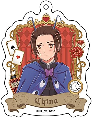 Amazon アニメ ヘタリア Worldstars アクリルキーホルダー 不思議の国のアリスver 8 中国 アニメ 萌えグッズ 通販