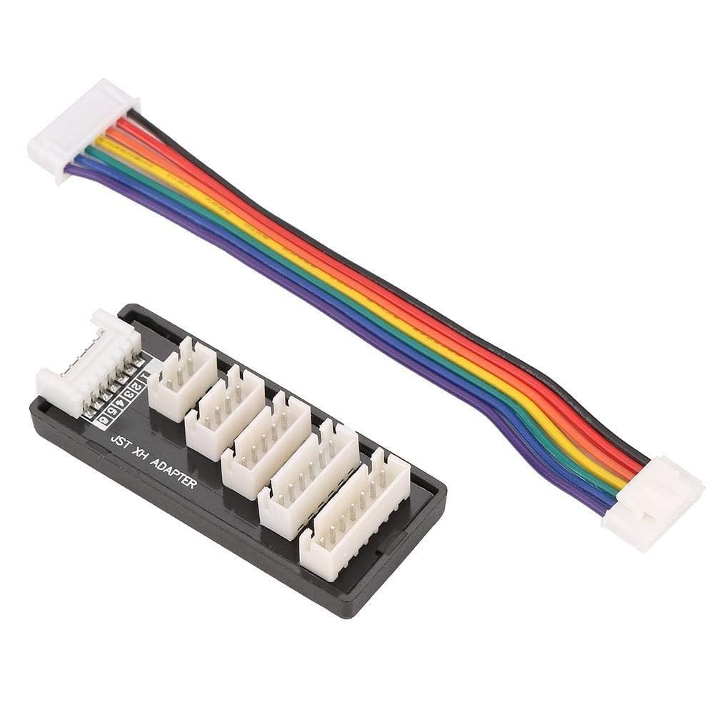 Charging Adapter Board,JST XH Adapter Balance Charging Expansion Board Parallel Charging Board for 2S-6S LiPo Battery
