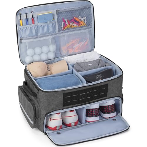 GOBUROS Golf Trunk Organizers for Car Truck SUV Golf Storage Bag for Men