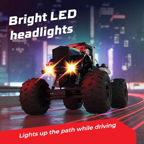 Image of Lifelong Cuppy Monster Drift Car for Kids | 4x4 RC Remote Control Car Toy | High-Speed Drifting, LED Lights & Off-Road Tyres | Remote Cars for Boys | Toy Car for Kids | Durable Rechargeable Stunt Car