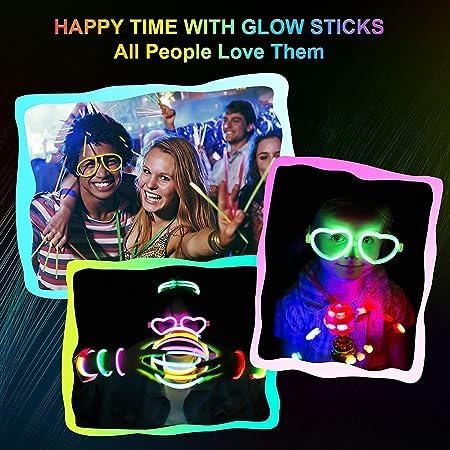 Bracelet Fluorescent Lumineux 30 Pièces Baton Lumineux Enfants Adultes Décoration Fêtes