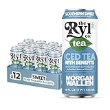 Ryl Iced Tea, Southern Sweet –Zero Sugar, Antioxidant Superblend, 5 Calories, Low Carb, Non-GMO, Kosher, Gluten Free, Made in the USA, 12-Pack, 16 Fl Oz