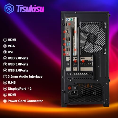 Image of Prebuilt Gaming PC Desktop,Intel Core i5 Business Office Tower Computers PC