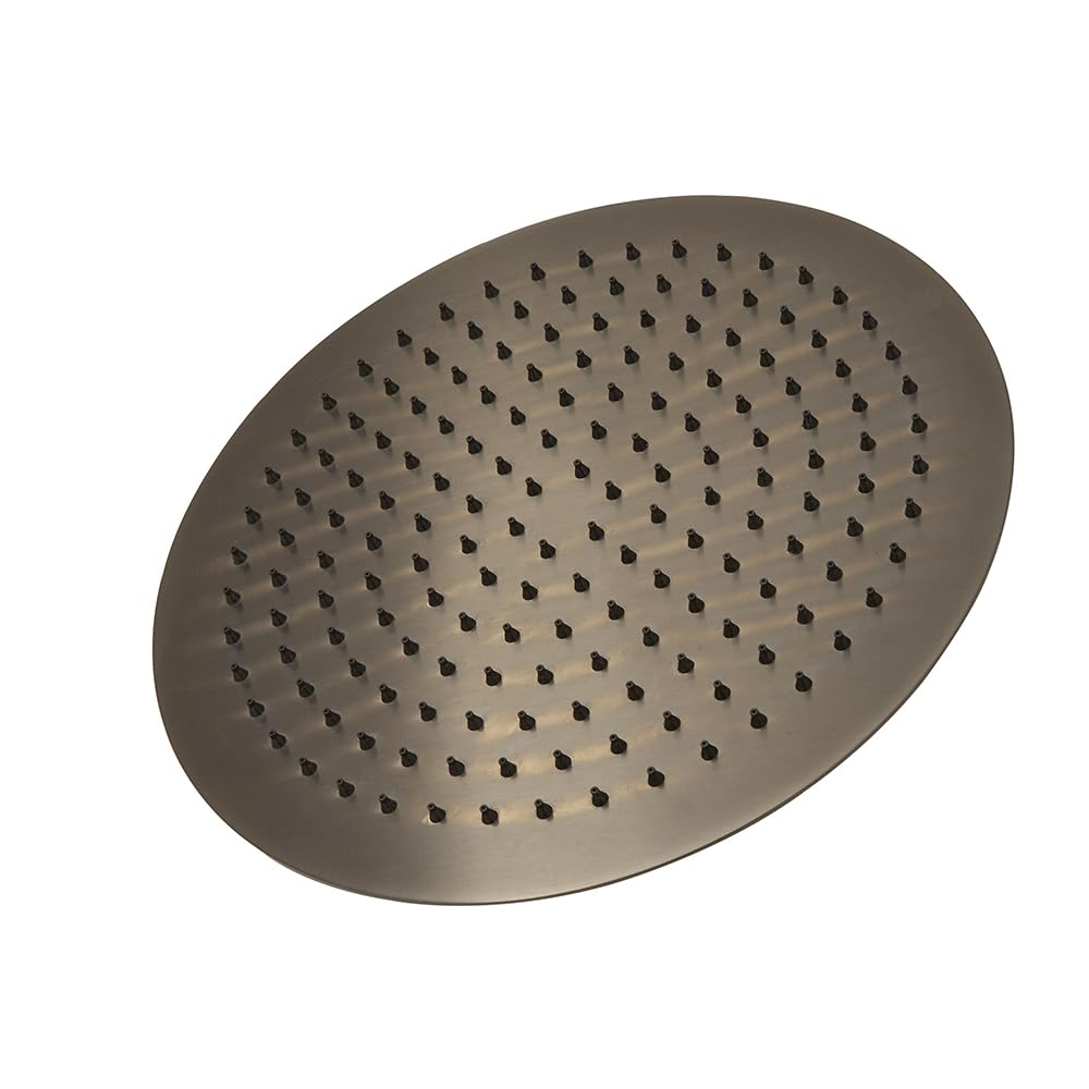 Milano Black Nickel Otto 300Mm Round Fixed Rainfall Shower Head