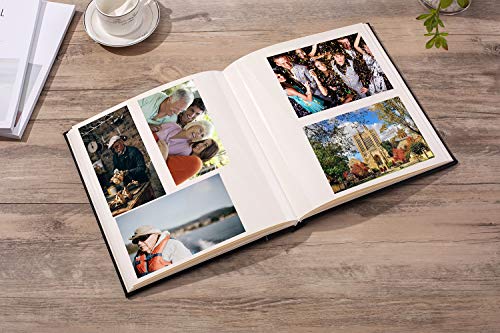 image for Pulaisen Photo Album Self Adhesive Scrapbook Album - Premium Leather C