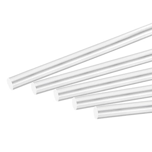 Miniatura 46 de MECCANIXITY Varilla redonda sólida de aluminio de 0.472 in de diámetro, 11.811 in de longitud, para manualidades, paquete de 2
