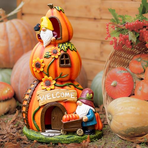 TERESA'S COLLECTIONS Herbstdeko Outdoor,Gartendeko für Draußen,...