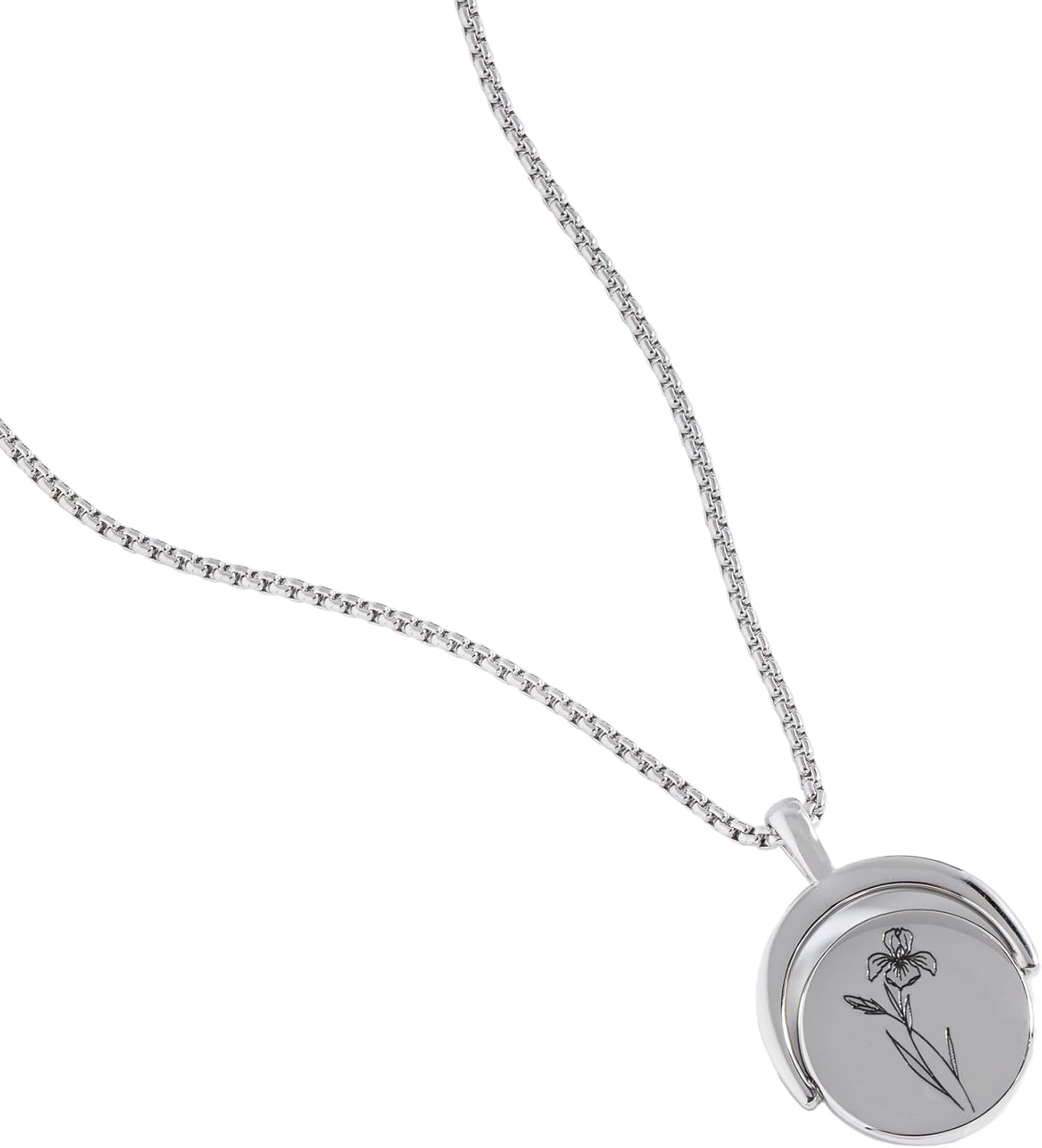 Alex and Ani September Birthstone and Flower Flip Charm Necklace