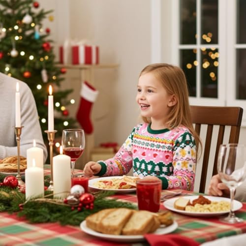 Image of PATPAT Toddler & Kids Pajama Sets with Bamboo Viscose, Snug Fit Pjs for Girls, All-Season Comfort Sleepwear, Ages 2-12 Years