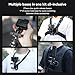 TELESIN Mount Adapter Base for GoPro Accessories, Quick Release Magnetic Camera Tripod Mounts for DJI Action Osmo 3/4/5 pro Pocket Selfie Stick Backpack Head Chest Neck Bike Motorcycle Helmet Mounting