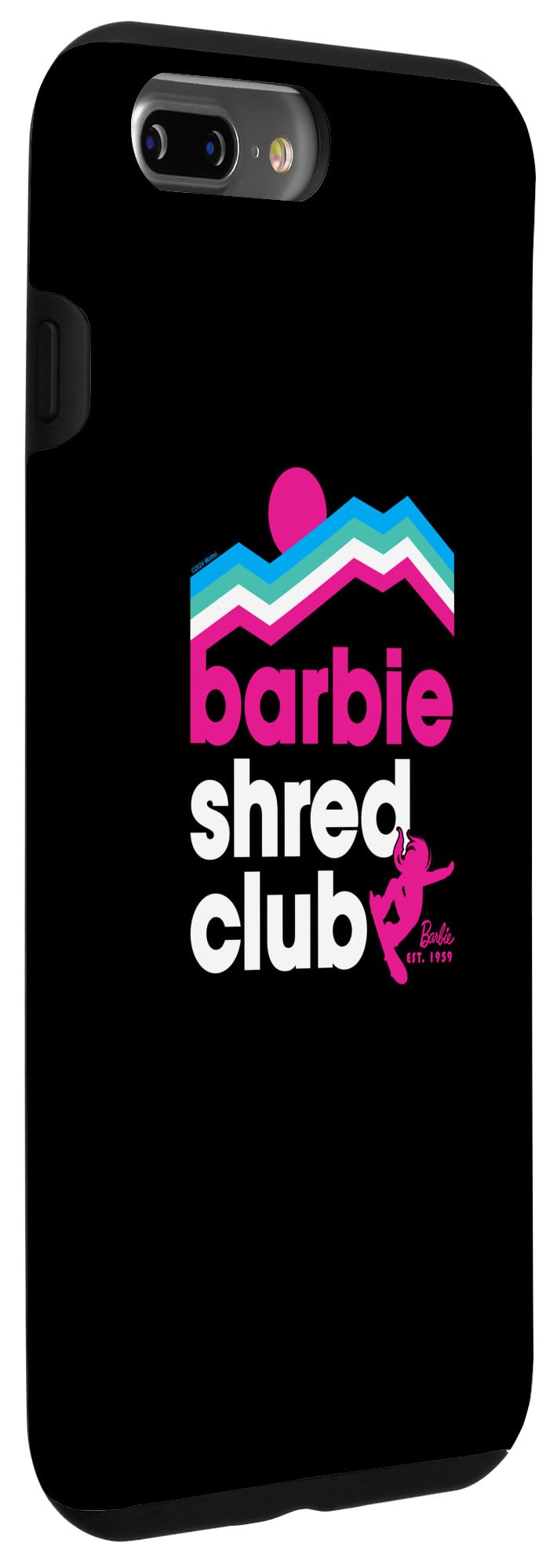 iPhone 7 Plus/8 Plus Barbie - Shred Club Snowboarding Retro Mountain Est 1959 Case - Image 3