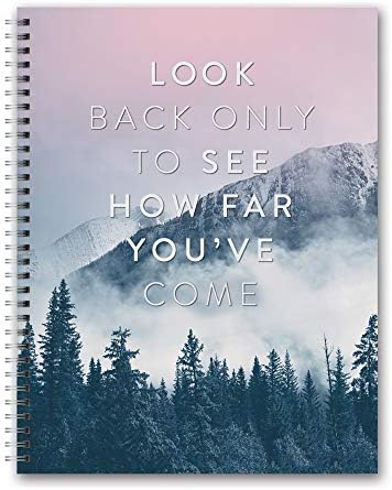 Orange Circle Studio 2020 Extra Large Spiral Planner, How Far You've Come