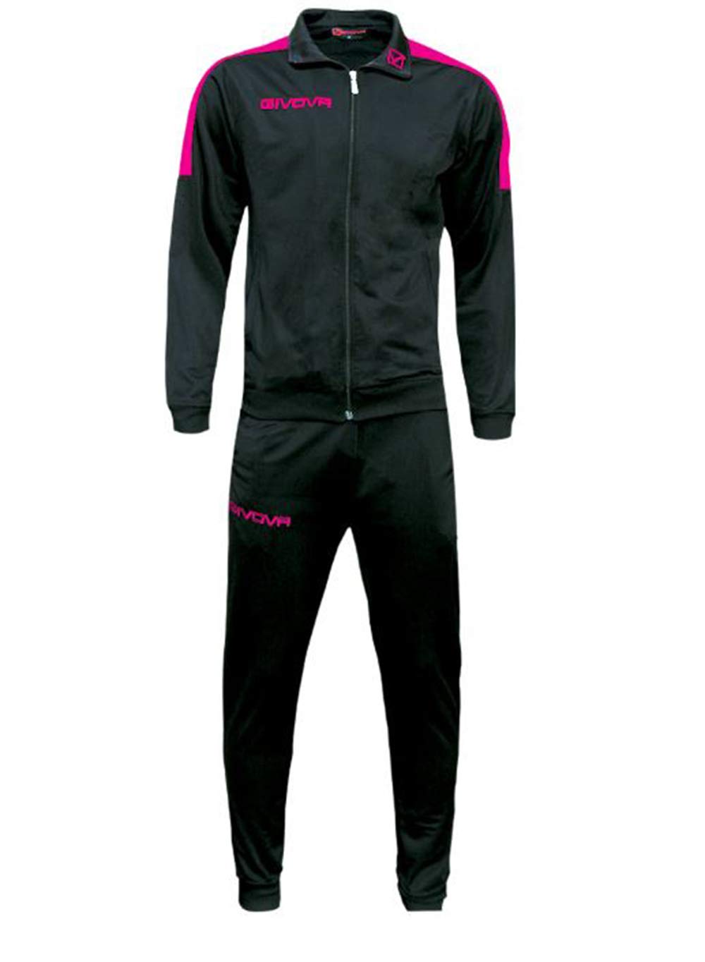 Givova Men's Tuta Revolution Fluo Sports outfit, multicoloured, 3XS