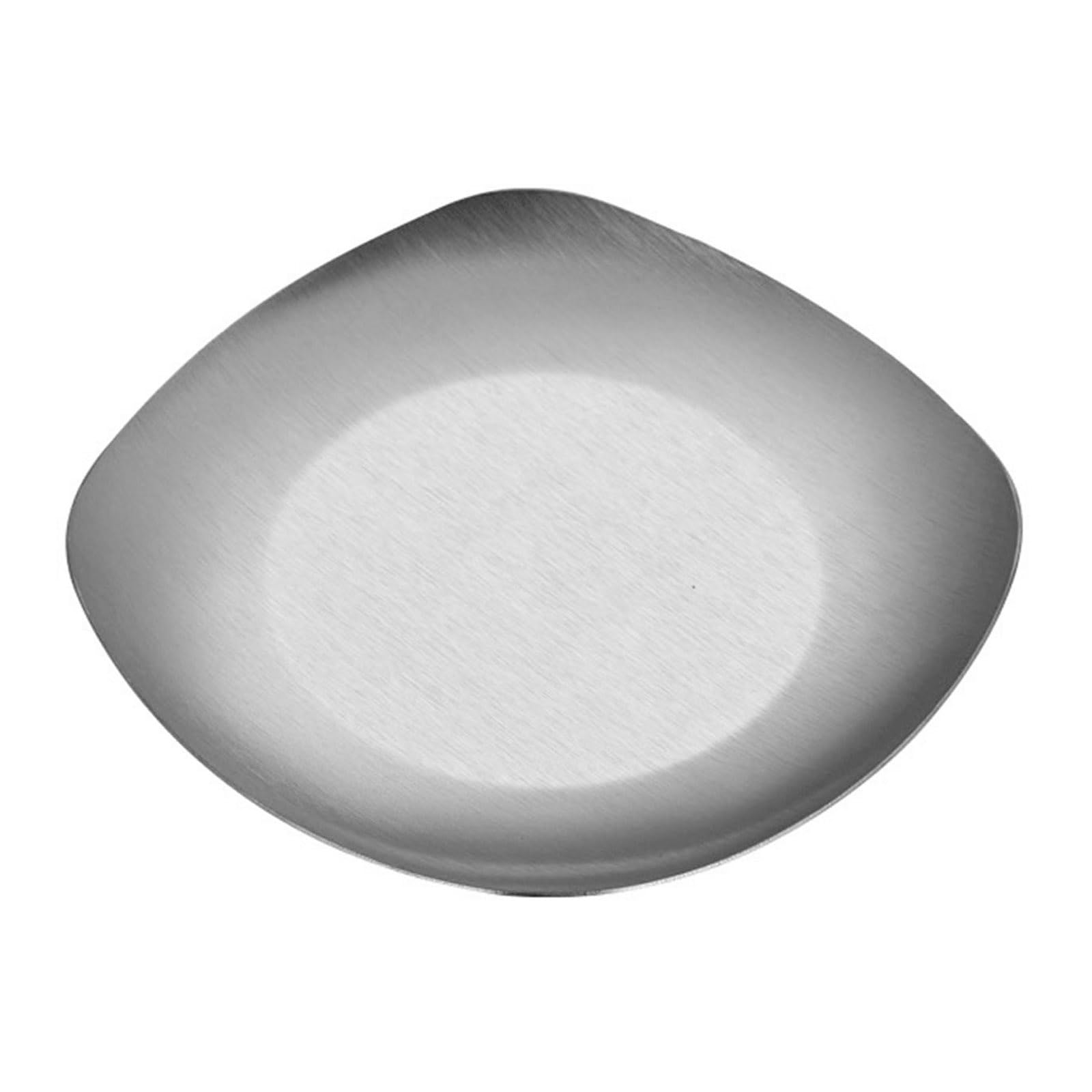 Buxuaaaa 304 Stainless Steel Sauce Dipping Bowl Metal Condiment Korean Tableware for Restaurant Family Meal Preparation Condiment