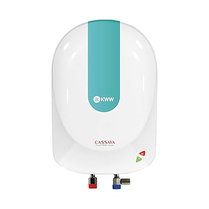 KWW Cassava Instant Vertical Water Heater 3 Litre | 5 Year Warranty on Inner Tank | Wall Mounting | Rust Proof | Stainless Steel Tank